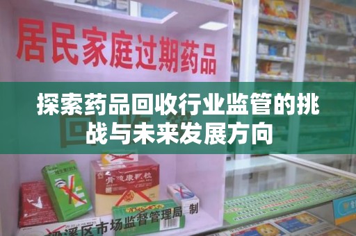广州探索药品回收行业监管的挑战与未来发展方向