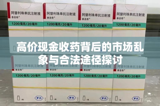 广州高价现金收药背后的市场乱象与合法途径探讨