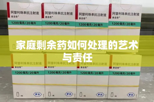 广州家庭剩余药如何处理的艺术与责任